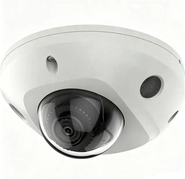 Main image of DS-2CD2543G2-IS, 4MP AcuSense Fixed Mini Low Profile POE IP Camera, 120dB WDR , 2.8MM Wide Angel Lens, 100ft IR Distance,Built-in Mic, Human/Vehicle Detection, H.265 IP67 IK08, Work with kconnect