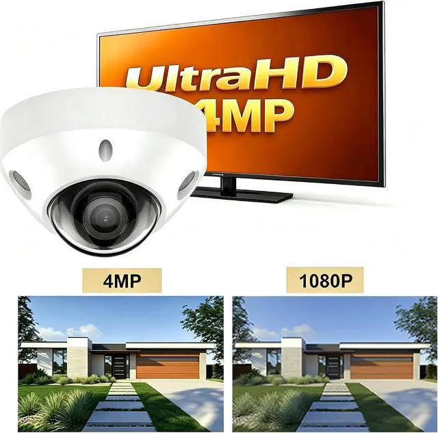 Alt view image 2 of 6 - DS-2CD2543G2-IS, 4MP AcuSense Fixed Mini Low Profile POE IP Camera, 120dB WDR , 2.8MM Wide Angel Lens, 100ft IR Distance,Built-in Mic, Human/Vehicle Detection, H.265 IP67 IK08, Work with kconnect