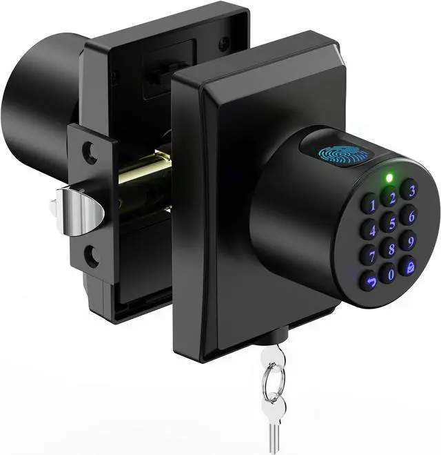 Main image of Fingerprint Smart Keyless Entry Door Lock Knob Biometric Keypad Digtal Lock