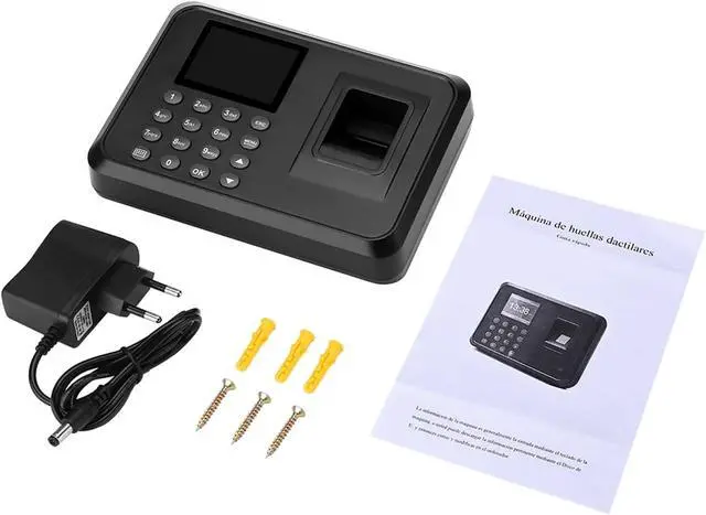 Alt view image 6 of 6 - Fingerprint Attendance Machine Intelligent Biometric Time Clock Recorder Device Employee