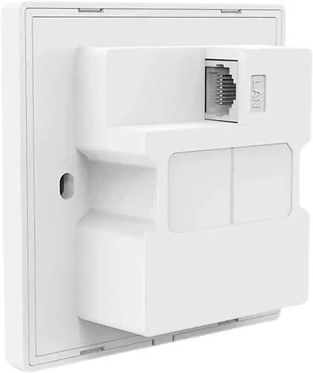 Alt view image 4 of 4 - W6-S N300 in-wall Access Point,300Mbps Indoor Wall AP Client+AP IEEE 802.11n/g/b PoE,PPTP, L2TP 20 Clients