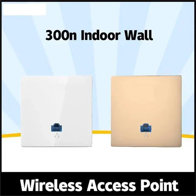 Alt view image 2 of 4 - W6-S N300 in-wall Access Point,300Mbps Indoor Wall AP Client+AP IEEE 802.11n/g/b PoE,PPTP, L2TP 20 Clients