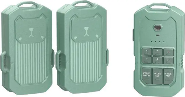 Main image of Portable Camping Perimeter Security Radar Alarm, Green (1 Receiver + 2 Detectors)