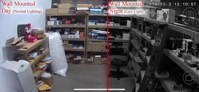 Alt view image 6 of 6 - 9120LCP 4K HD Wi-Fi Alarm Detector Camera - 120V AC Wired Home Security Nanny Camera (Connect to Exsiting Wiring/No Audio/Video Only)