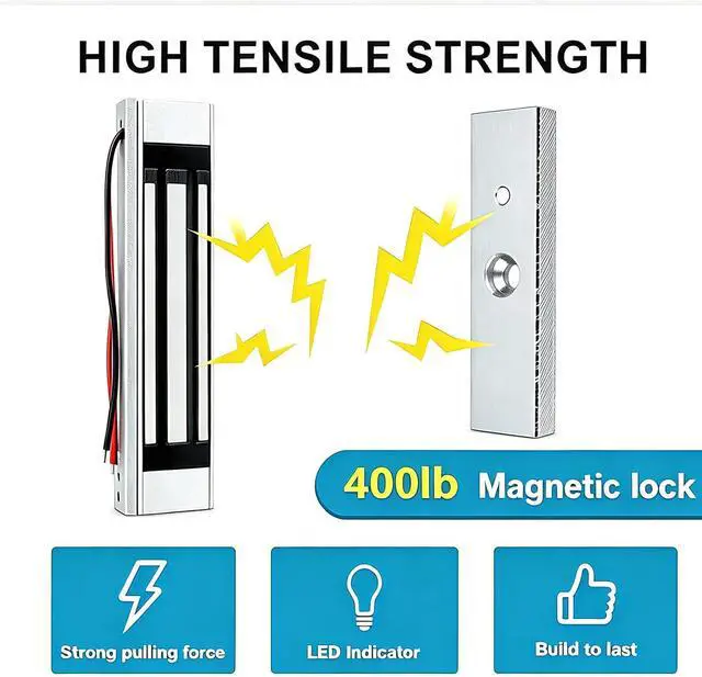 Alt view image 2 of 7 - LIBO Tuya Smart Access Control System with 400lb/180kg Magnetic Lock