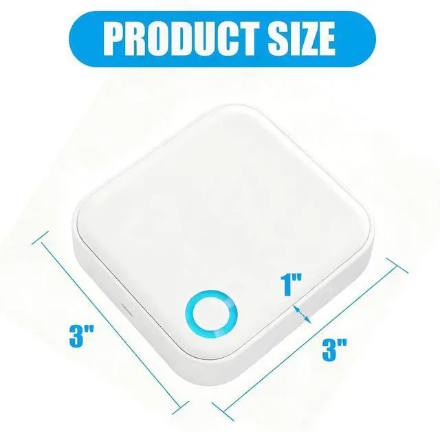 Alt view image 2 of 5 - AceFox G5 Gateway for TTLock Smart Door Locks, Dual Band 2.4GHz and 5GHz WiFi, Remote Access Control, Real-Time Monitoring, White, 3x3x1 Inch
