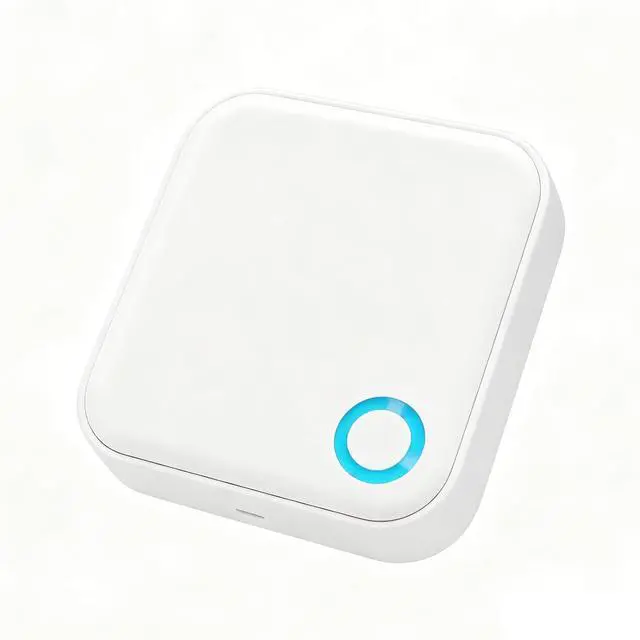Main image of AceFox G5 Gateway for TTLock Smart Door Locks, Dual Band 2.4GHz and 5GHz WiFi, Remote Access Control, Real-Time Monitoring, White, 3x3x1 Inch