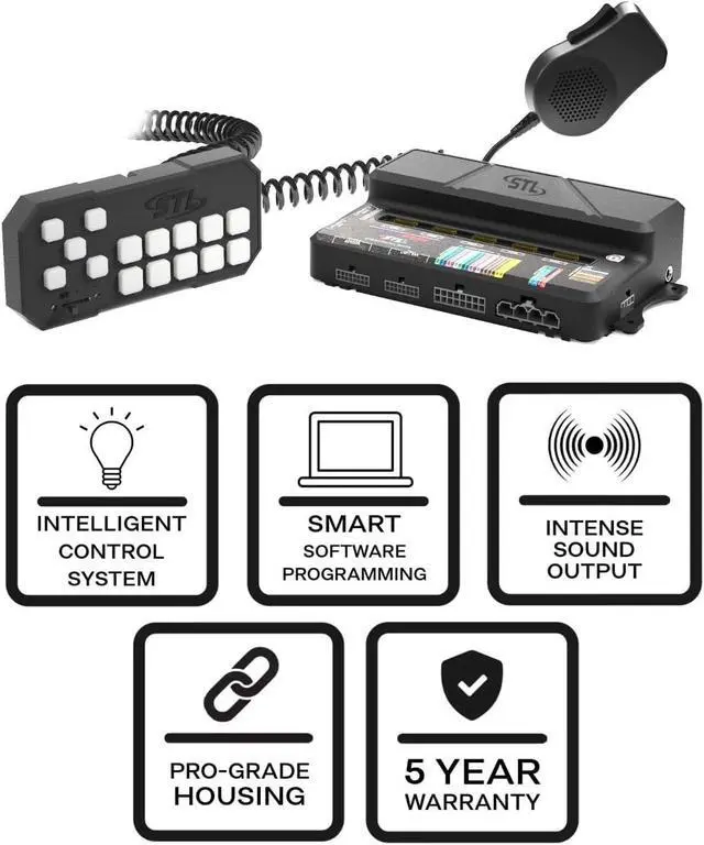 Alt view image 2 of 7 - IntelliSiren 2.0 Dual 100W Siren Control System