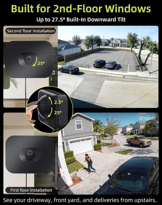 Alt view image 4 of 7 - WinEye Window Security Camera, Indoor Window Mounted Camera for Outdoor Home Security, 2.5K F1.0 Lens, GlareFree Through Glass, AI Motion & Person Detection, WiFi 6, No Subscription