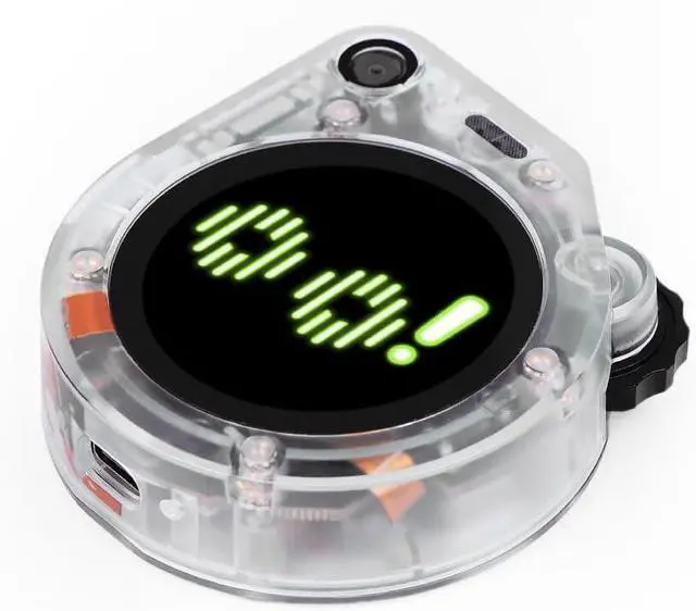 Main image of 1pc SenseCAP Watcher W1-A Physical AI Agent, Clear Enclosure, Compatible with Home Assistant