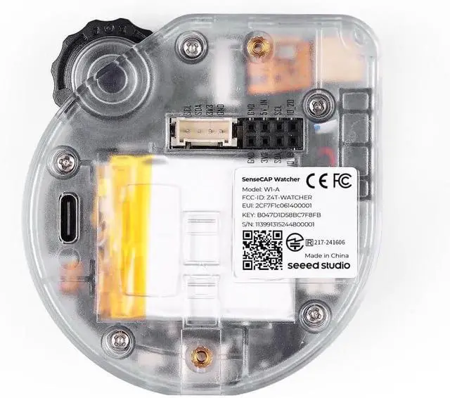 Alt view image 3 of 6 - 1pc SenseCAP Watcher W1-A Physical AI Agent, Clear Enclosure, Compatible with Home Assistant