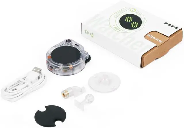 Alt view image 6 of 6 - 1pc SenseCAP Watcher W1-A Physical AI Agent, Clear Enclosure, Compatible with Home Assistant