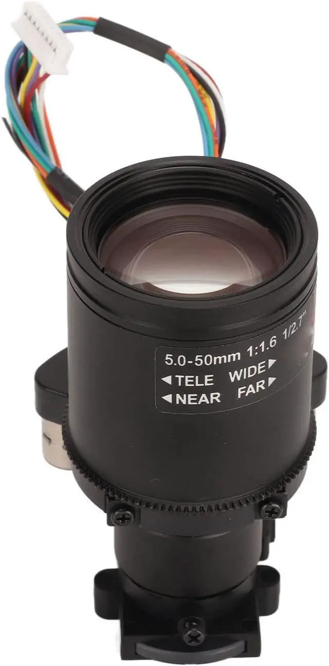 Alt view image 4 of 7 - Motorized Zoom Lens 2MP HD IR Camera Lens with Autofocus 5-50mm Aluminum Alloy /2.7in Image Format IR Function