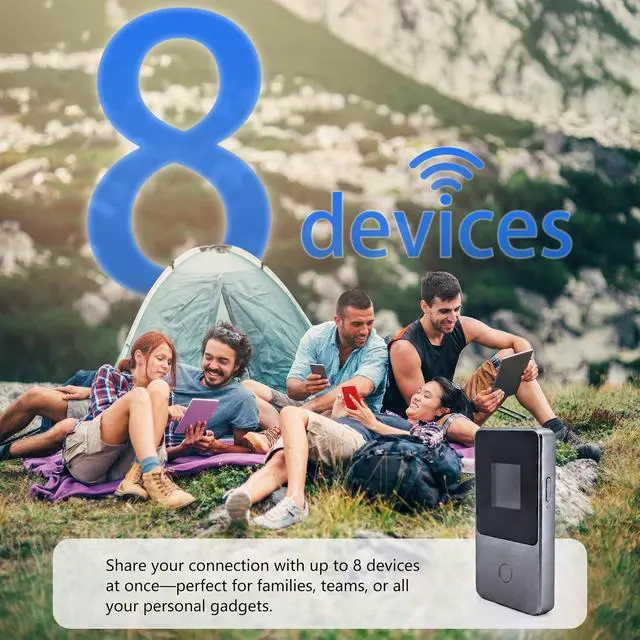 Alt view image 2 of 4 - Global Pocket WiFi Hotspot - No SIM,Works in 140+ Countries