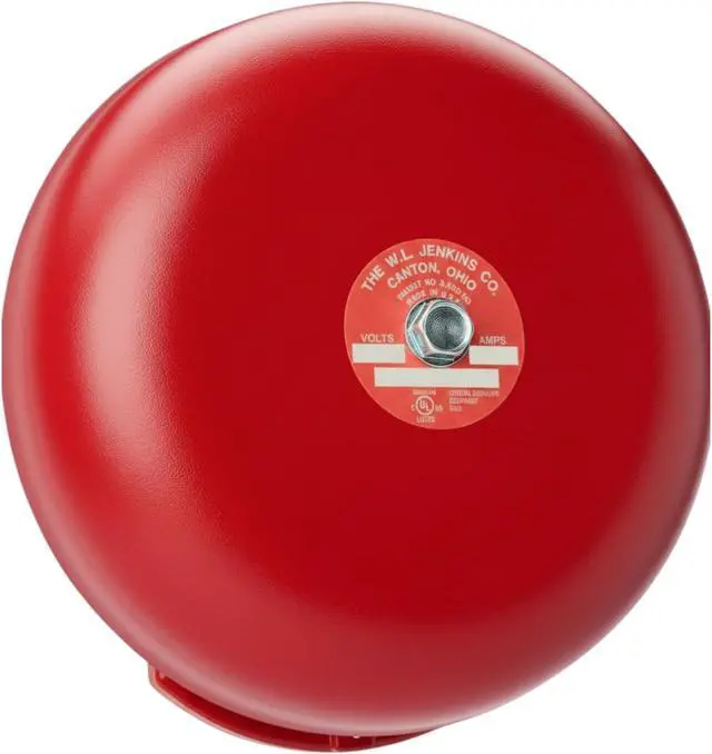 Alt view image 6 of 7 - Supering Bell Vibrating Bell, Gray or Red, 12V DC, Indoor 4.25 to 10 Inches (Gray, 8")