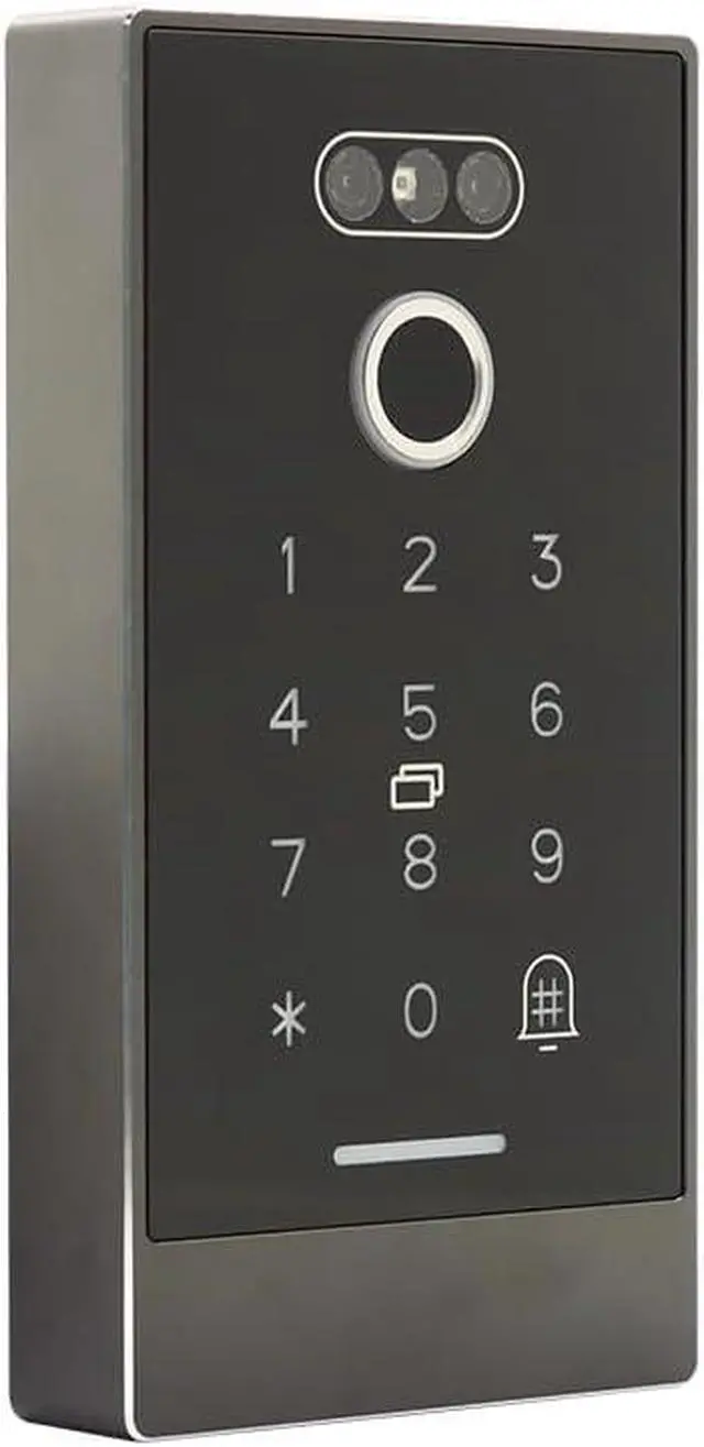 Alt view image 2 of 7 - Generic Facial Recognition Access Control Card Reader Biometric Fingerprint RFID Card Reader Door Entry System (Keypad Only)