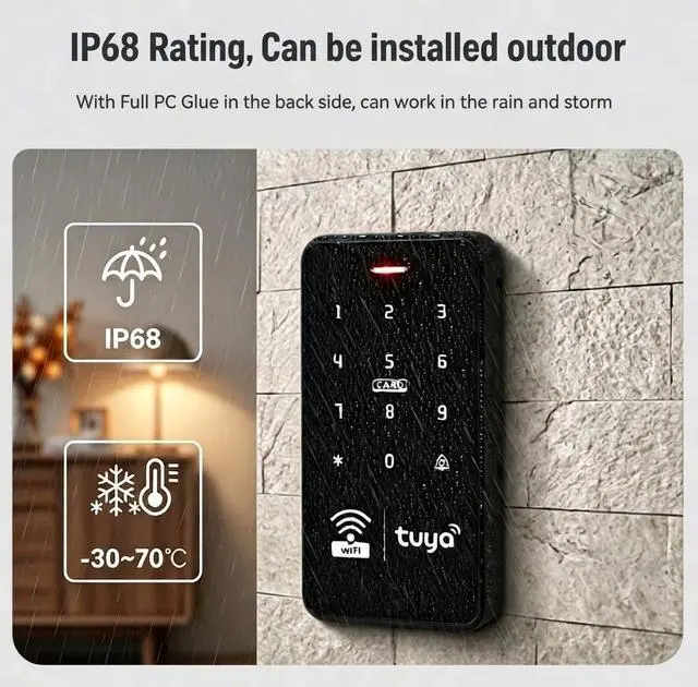 Alt view image 4 of 7 - Tuya WiFi Smart Access Control Kit