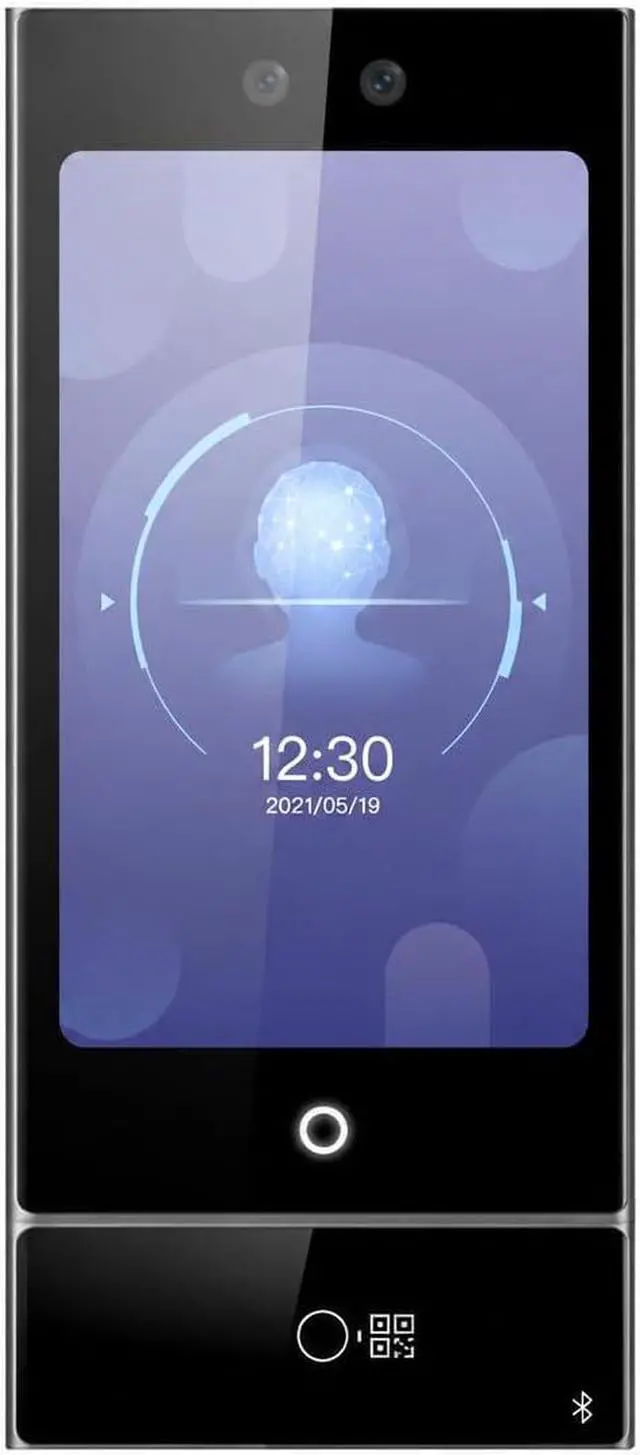 Main image of DS-K1T673DWX-BQR Face Recognition Access Control Terminal 7 Inch Touch Screen QR Code Fingerprint Card Door Entry System IP65
