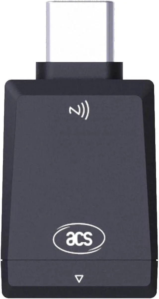 Alt view image 2 of 6 - ACS PocketKey+ Bio FIDO2 Security Key with Fingerprint Sensor, USB-C & NFC Passwordless Authentication Token, Biometric Passkey Authenticator for Windows, Mac, Android, iPhone