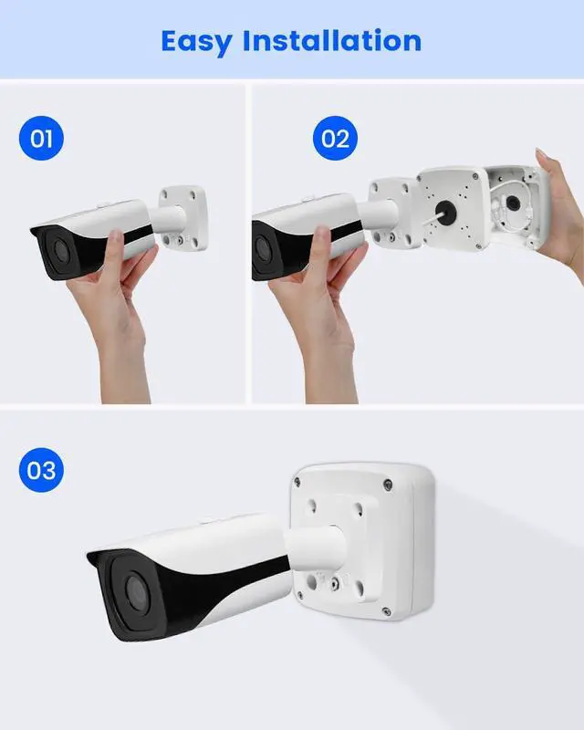 Alt view image 6 of 7 - KU-PFA121 Aluminum Security Camera Junction Box for Dah Bullet Cameras