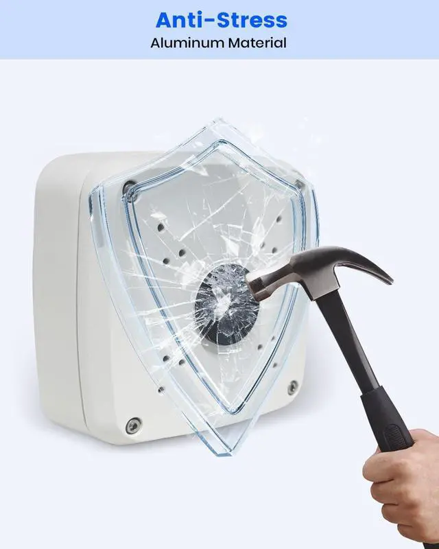 Alt view image 7 of 7 - KU-PFA121 Aluminum Security Camera Junction Box for Dah Bullet Cameras