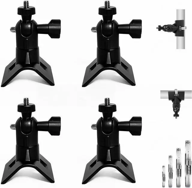 Main image of Universal Vertical Pole Corner Mount Bracket for Security Camera with Loops