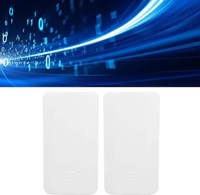 Alt view image 5 of 7 - 300Mbps Dual Band Bridge, 2.4G 300Mbps + 5.8G 900Mbps, 16+9dBi Antenna, 500m Distance, Outdoor CPE with Gigabit RJ45 Port,2Pcs, for Elevator Surveillance (US Plug