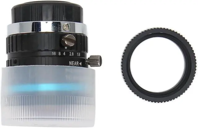 Alt view image 6 of 7 - Dioche 2.8mm Length Manual Iris CS Mount Lens 10MP High Resolution Low Distortion CCTV Security Camera Lens for Industrial Surveillance Aluminum Alloy