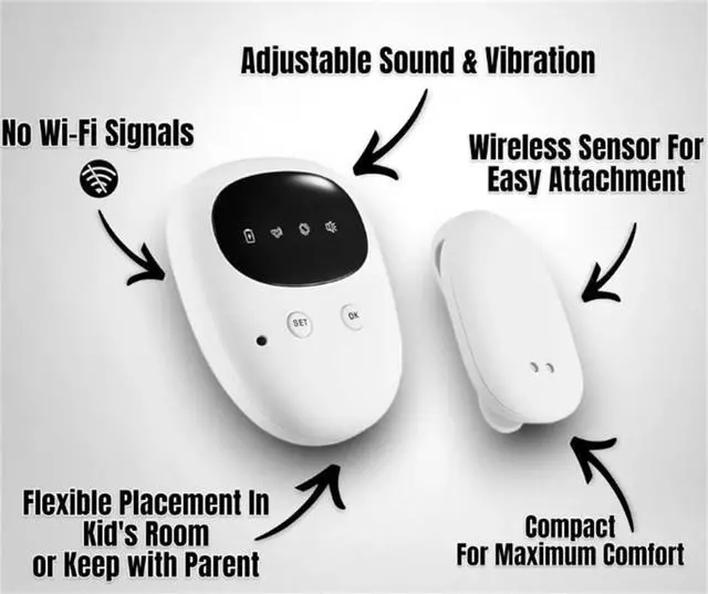 Alt view image 4 of 6 - Wireless Bedwetting Alarm (White)
