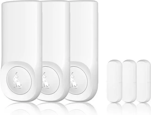 Main image of Kangaroo Motion + Door & Window Detector,Dual Detection Security Sensor,Base on Wi-Fi,No Hub Required,Sends Alerts to Phone,Battery Power,Easy Installation. (3 Pack)