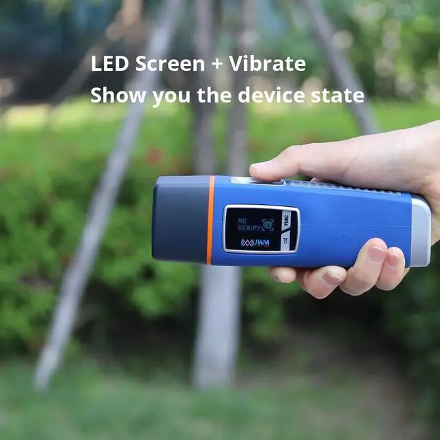 Alt view image 2 of 7 - JWM RFID Guard Tour System with Fingerprint, Flashlight, Voice Prompt