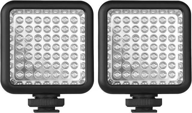 Alt view image 2 of 7 - IR Night Light, 49 High Power LEDs 850nm Wavelength Up to 20m Illumination for Wildlife Observation Security Monitoring, with 3 Cold Shoe Mounts USB C Rechargeable Battery