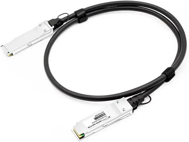 Alt view image 2 of 5 - 100G QSFP28 Passive Direct Attach Copper Twinax Cable Compatible with NVIDIA MCP1600-C003E30L 3m (10ft)