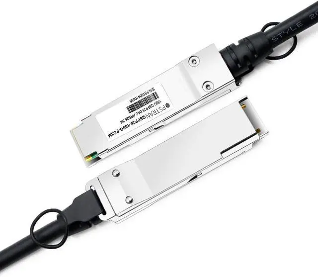 Alt view image 4 of 5 - 100G QSFP28 Passive Direct Attach Copper Twinax Cable Compatible with NVIDIA MCP1600-C003E30L 3m (10ft)