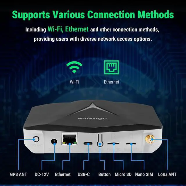 Alt view image 5 of 7 - Indoor LoRaWAN Gateway with MT7628 MCU, SX1302+SX1250 LoRa Chip