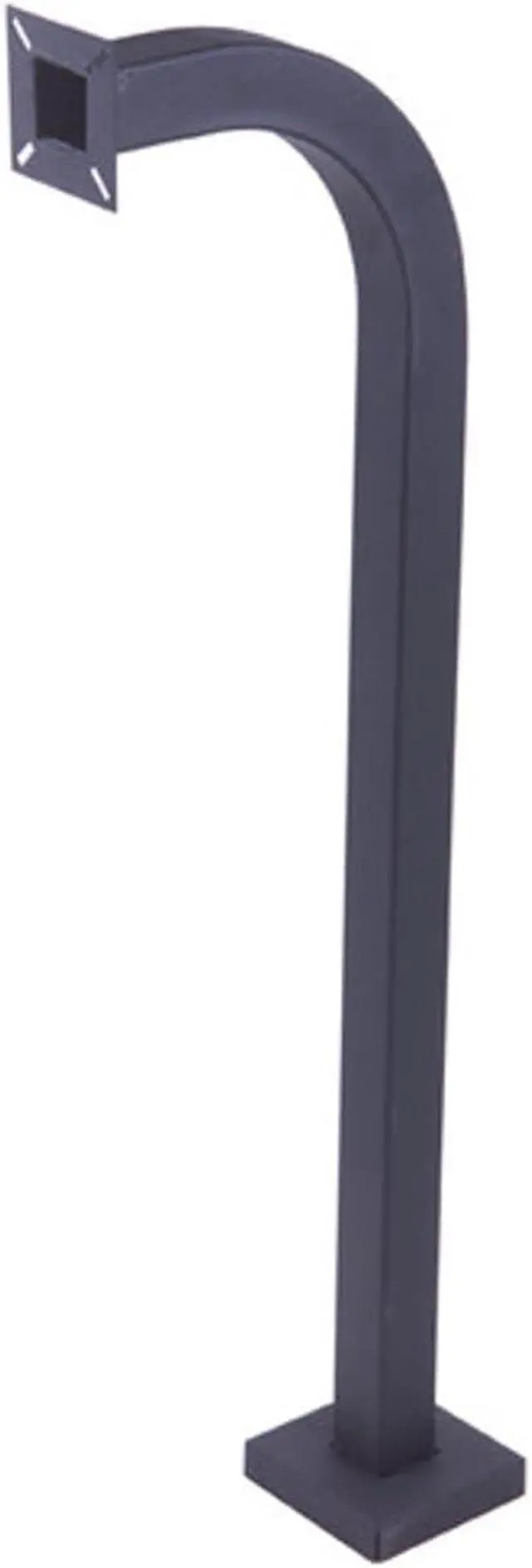 Alt view image 4 of 6 - Inteset Gooseneck Pad Mount One Piece Pedestal for Card Readers and Access Control Keypads-42 inch