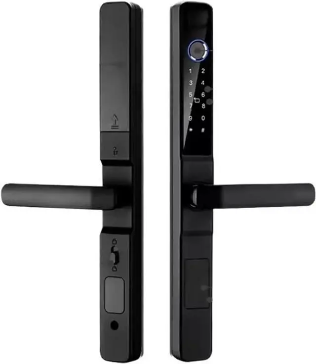 Main image of Tuya WiFi Home Waterproof Aluminum Sliding Door Electronic Lock App Password IC Card Code Biometric Fingerprint Lock(B-3585-Long)