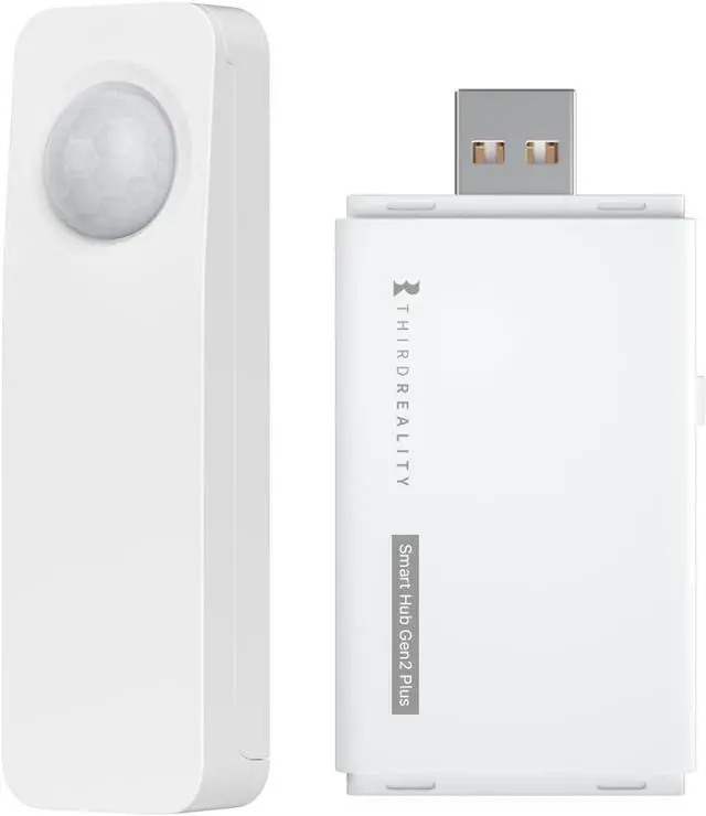 Main image of THIRDREALITY Zigbee Motion Sensor Starter Kit, Zigbee Hub Included, Pet Friendly, Enable Skills with Alexa