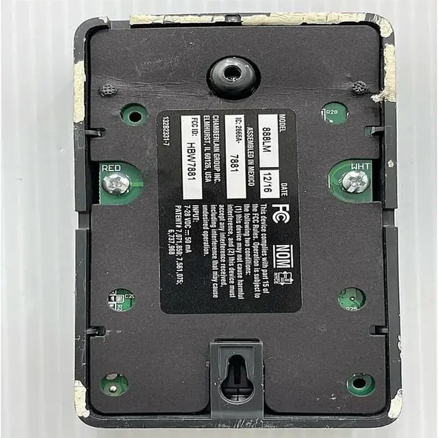 Alt view image 4 of 5 - Replacement for LiftMaster 888LM Smart Control Wall Button Security+ 2.0 Panel MyQ Chamberlain Compatible with 888LM.
