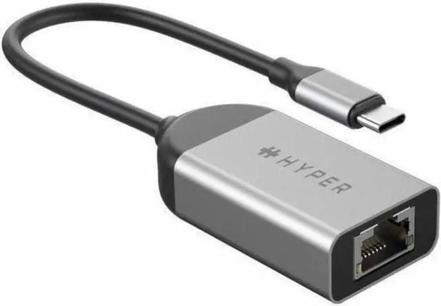 Main image of HyperDrive USB C to Ethernet Adapter - High-Speed 2.5Gbps LAN Connectivity for Chromebooks, Laptops, USB-C Devices, Ultra-Portable, Durable USB to Ethernet Adapter