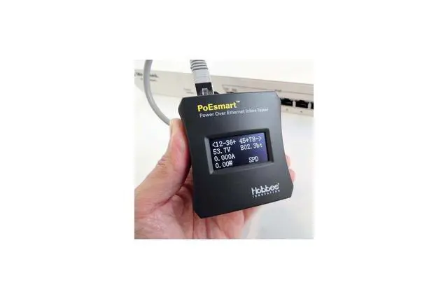Alt view image 5 of 6 - Hobbes 256320 PoEsmart - Power Over Ethernet (PoE) Inline Tester
