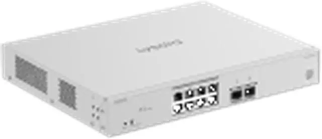 Alt view image 2 of 7 - LS2P-8MG2XS-P 8-Port 2.5G PoE+ Managed Switch