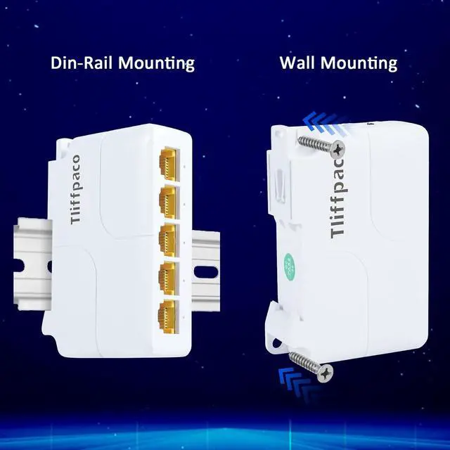 Alt view image 7 of 7 - 2-Pack Gigabit PoE++ Extender (4-Channel Waterproof Outdoor + 4-Channel Indoor) - Extend Long-Distance Multi-Device Connectivity