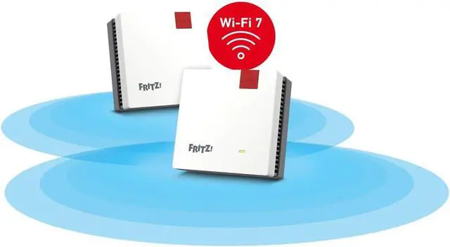 Alt view image 2 of 7 - FRITZ!Mesh Set 1700 2er-Set - F?r bestes WLAN ?berall - ideal for Haushalte mit 3-5 R?umen (20003134)
