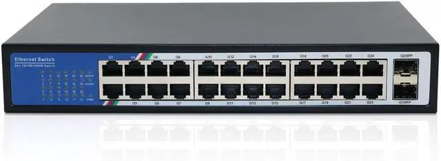 Alt view image 2 of 2 - 24+2 SFP Switch ZX-G1026D Industrial Ethernet Switches