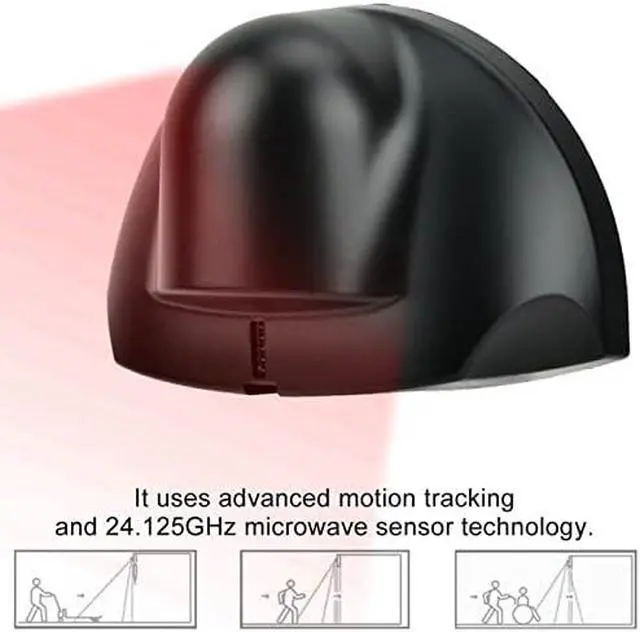 Alt view image 3 of 4 - Microwave Motion Sensor 24.125Ghz Automatic Door Activation Switch