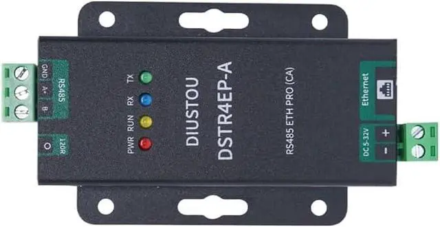 Alt view image 3 of 6 - Industrial-Grade Device Networking Server, Serial Port to Ethernet Conversion, Isolated Type, Surge Protection, RS485 to ETH RJ45 Interface, Protocol Conversion