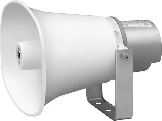 Main image of TOA Electronics SC-630TU Paging Horn Speaker, 30W Rated Input, Input Impedance Selector (25V and 70V) with Rotary Switch, Non-Flammable Transformer Case and Speaker Cable, Controlled Dispersion