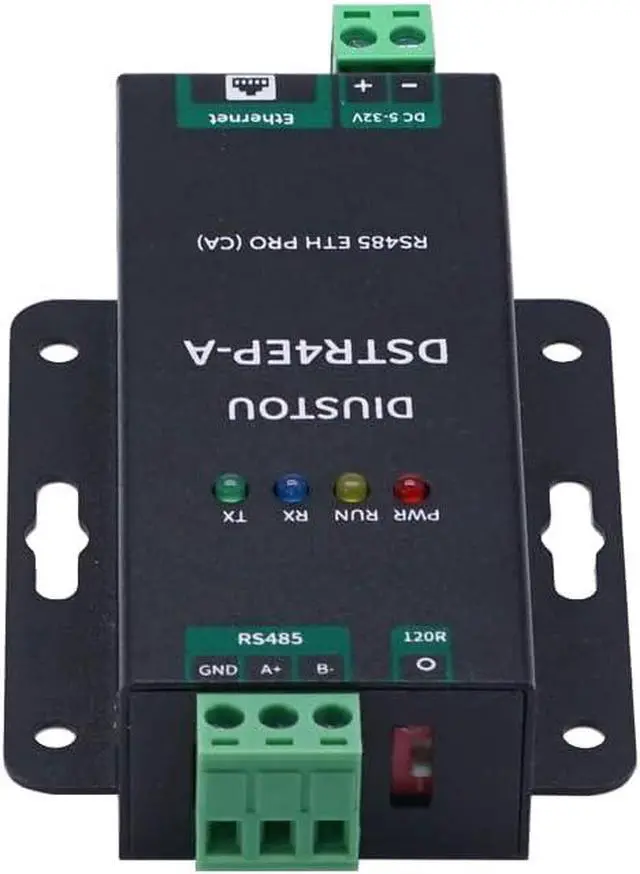 Alt view image 6 of 6 - Industrial-Grade Device Networking Server, Serial Port to Ethernet Conversion, Isolated Type, Surge Protection, RS485 to ETH RJ45 Interface, Protocol Conversion
