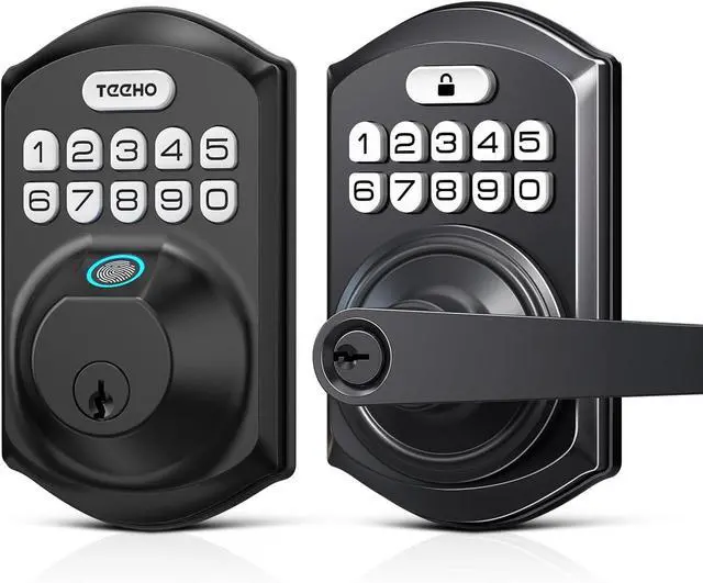 Main image of TEEHO Fingerprint Door Lock-Keypad Door Lock with Handle